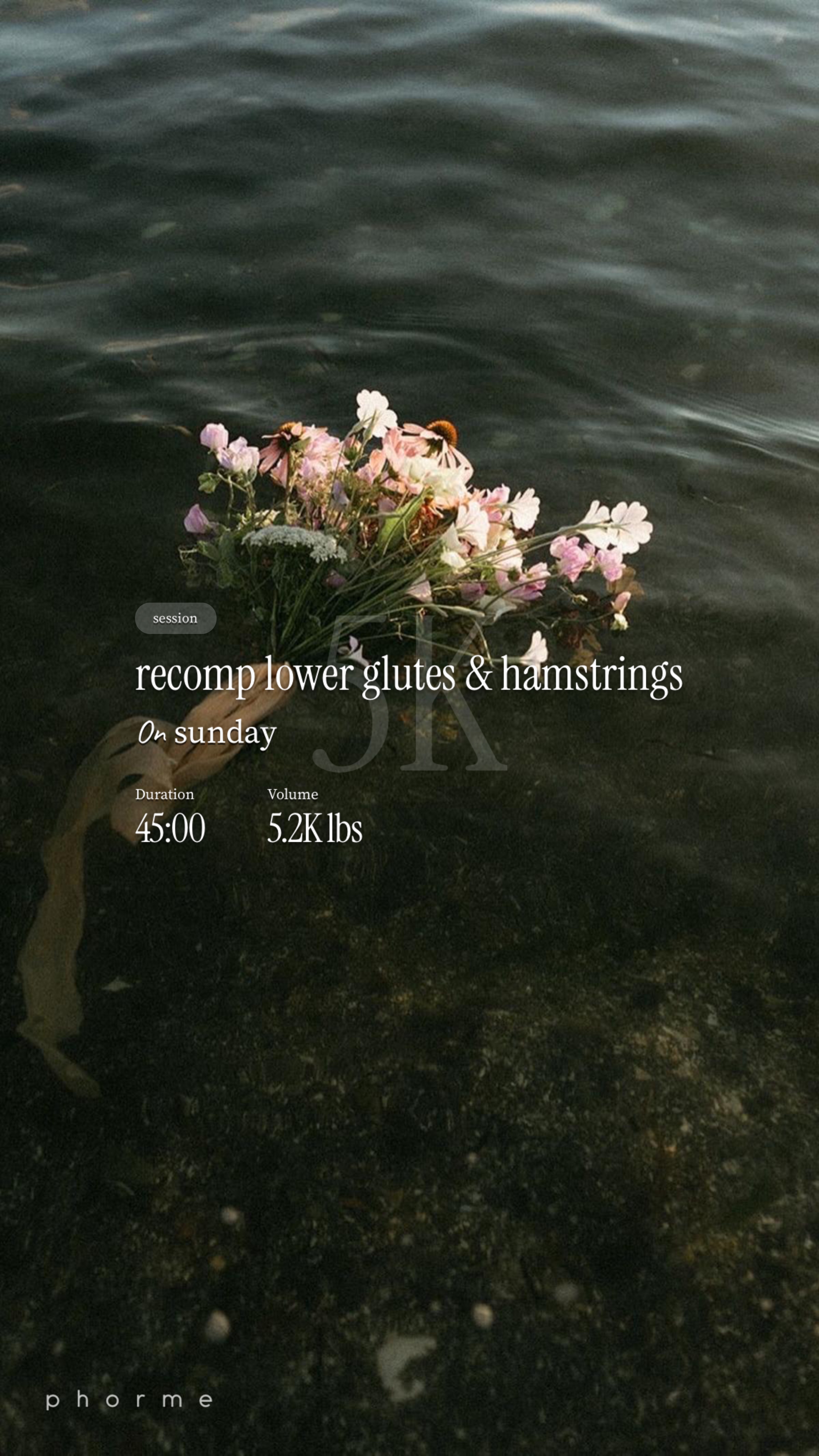 recomp lower glutes & hamstrings