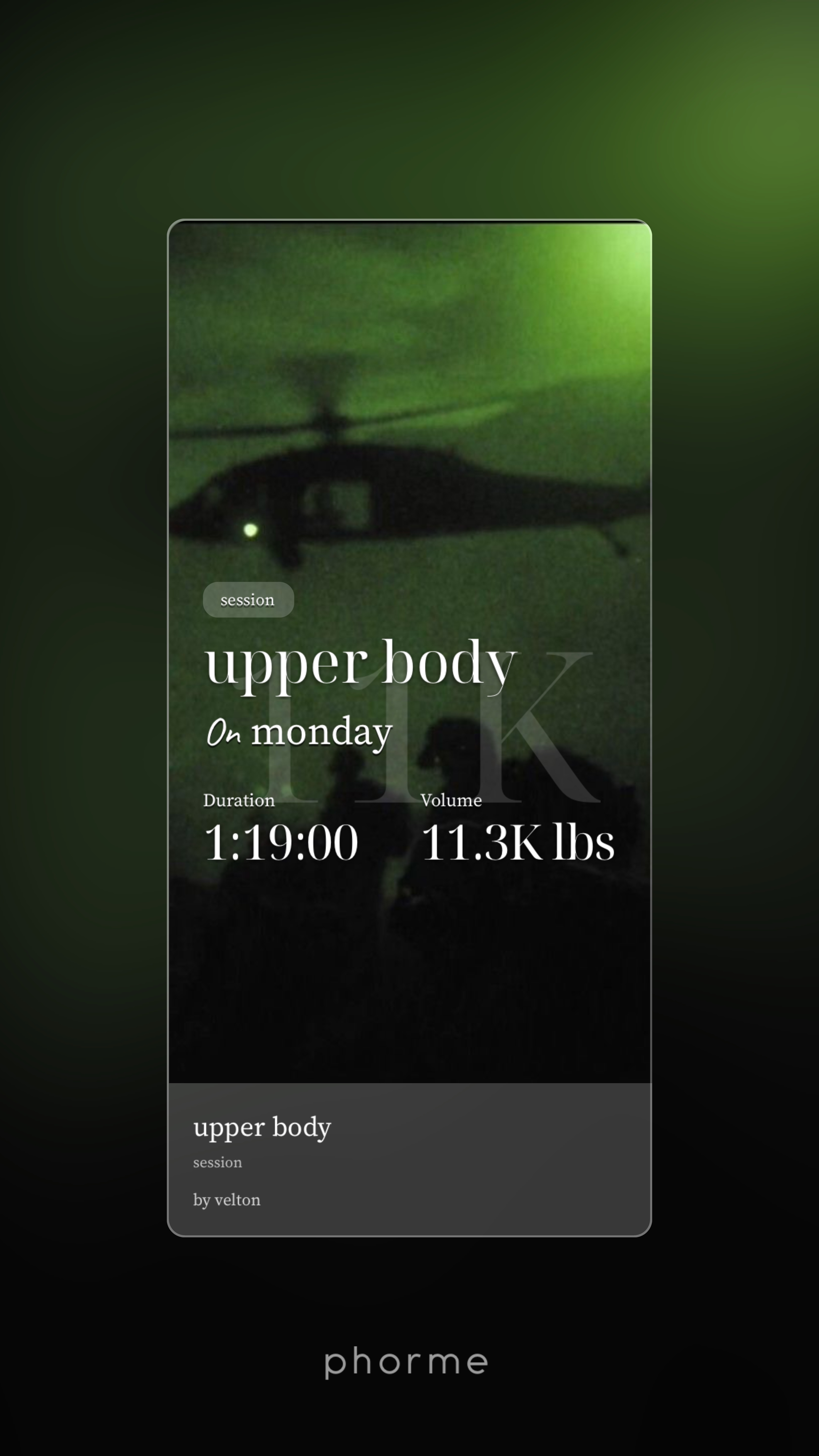 upper body
