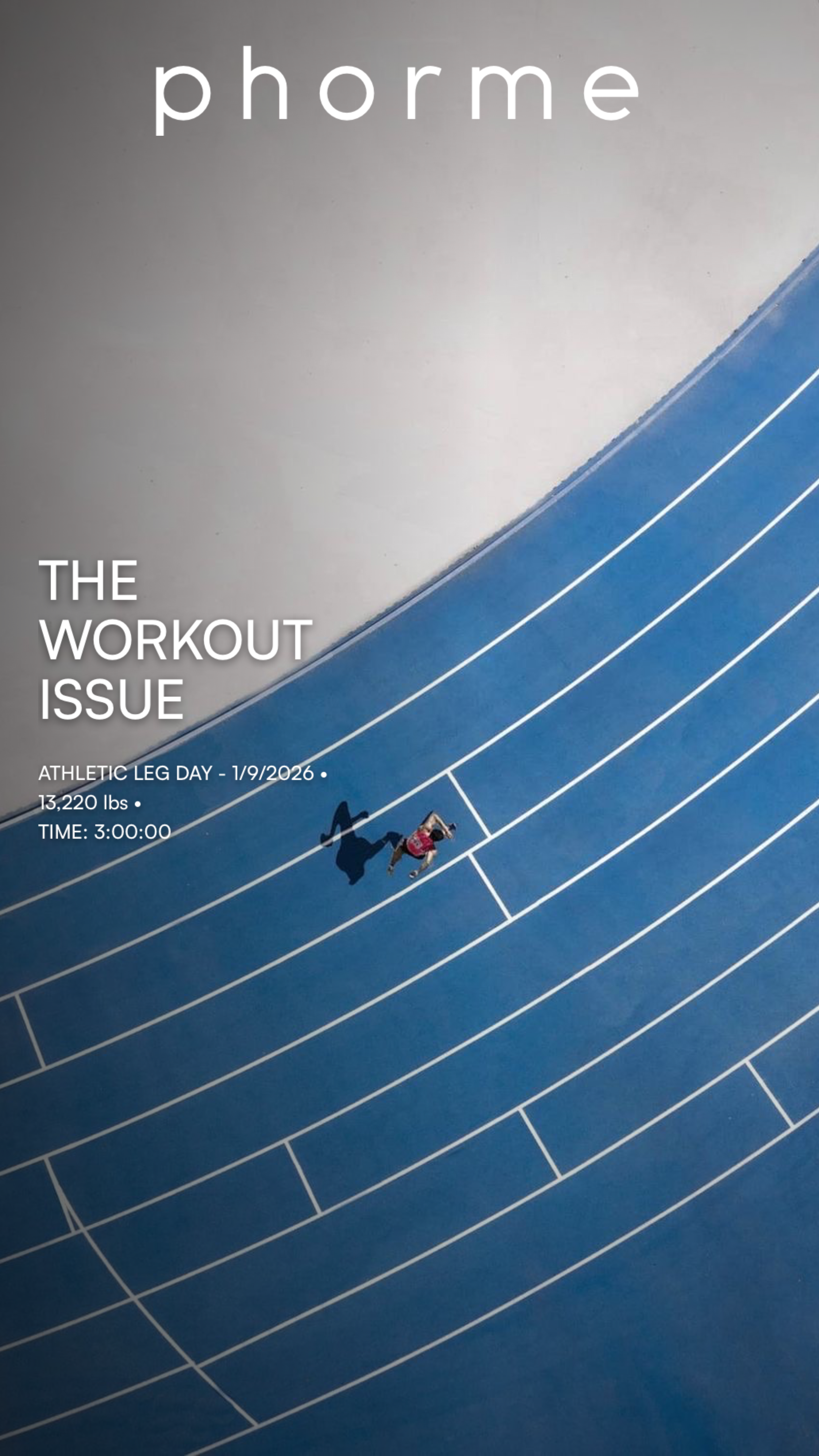 Athletic Leg Day - 1/9/2026