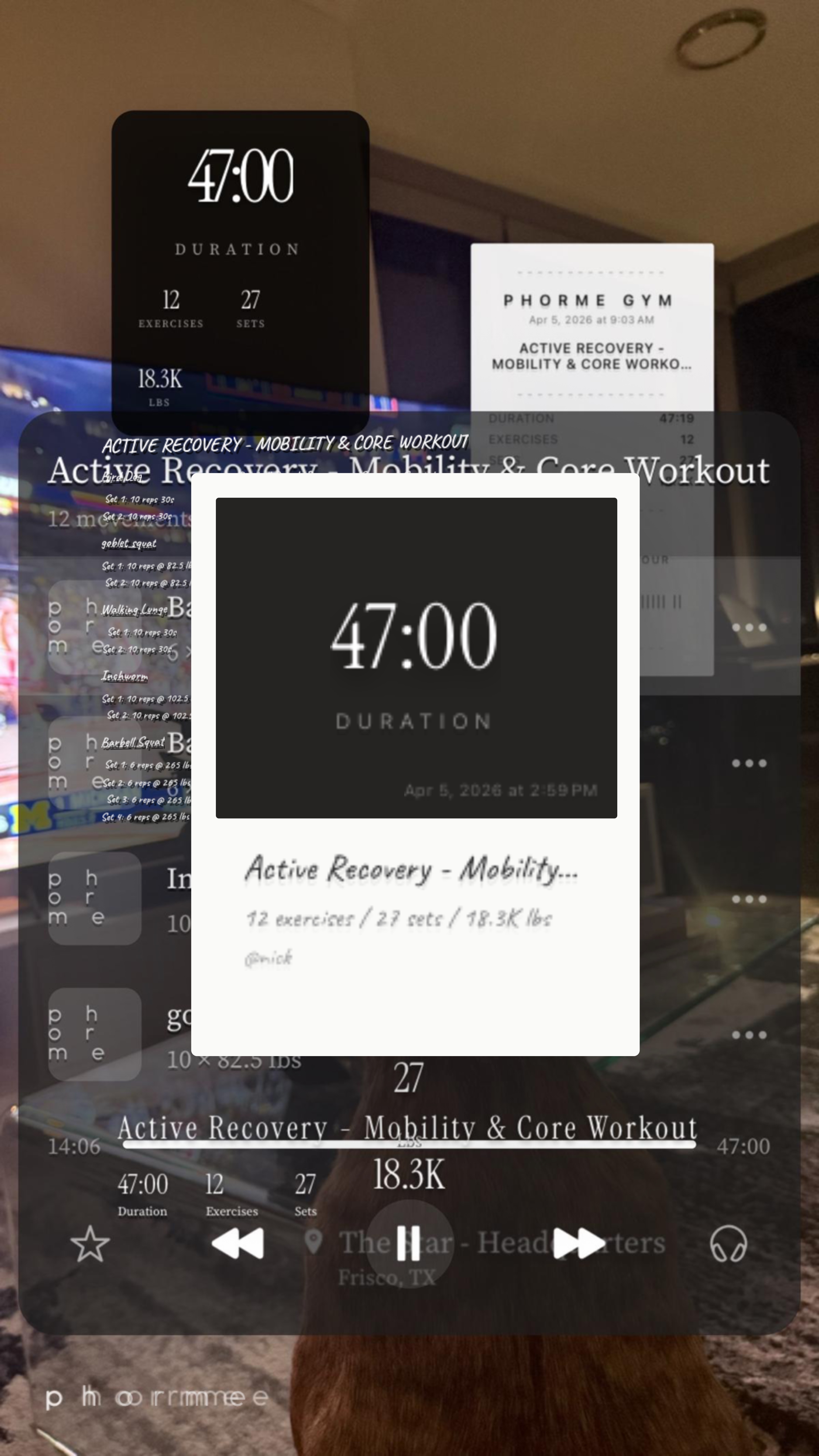 active recovery - mobility & core workout