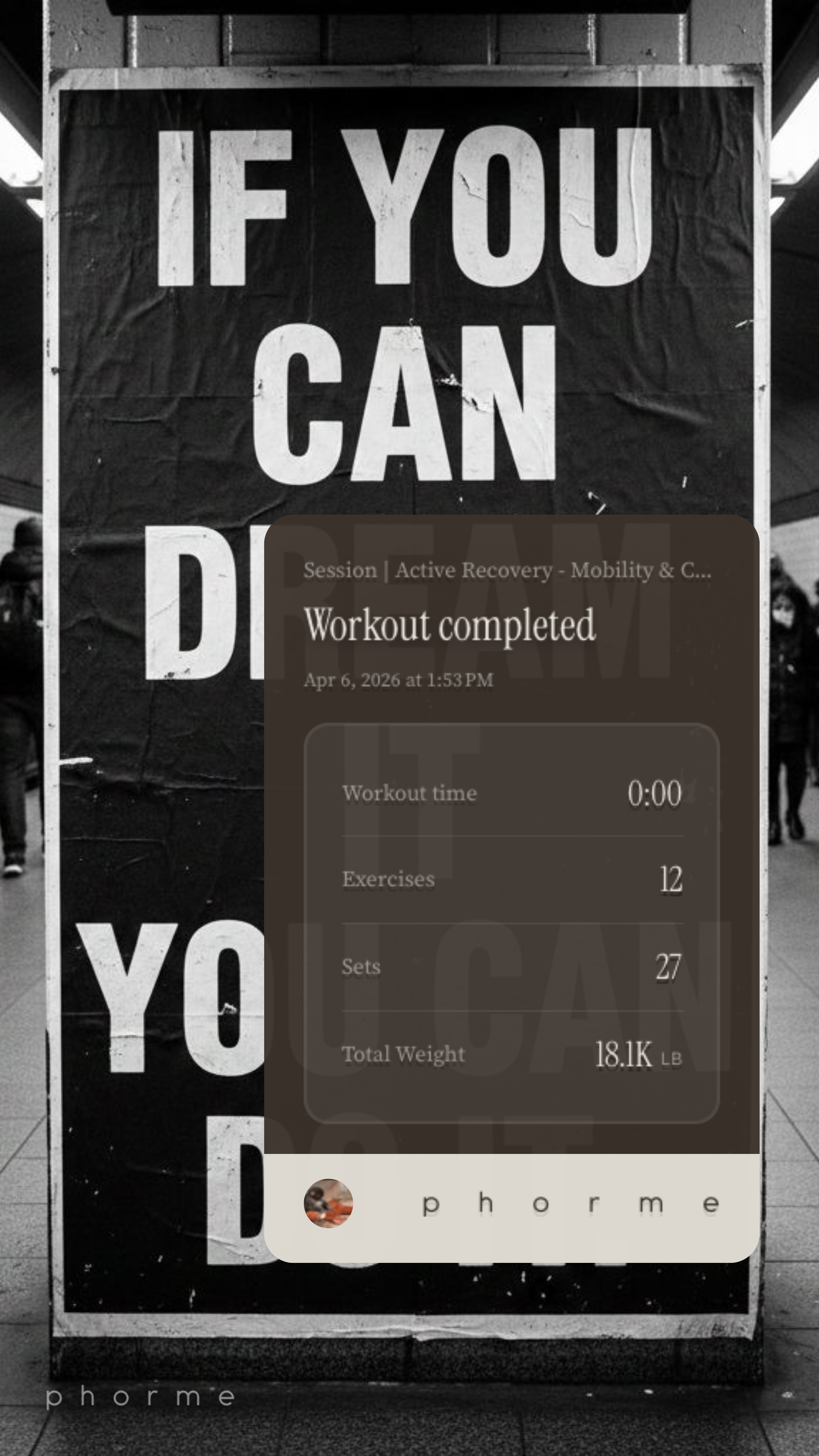 active recovery - mobility & core workout - repeat